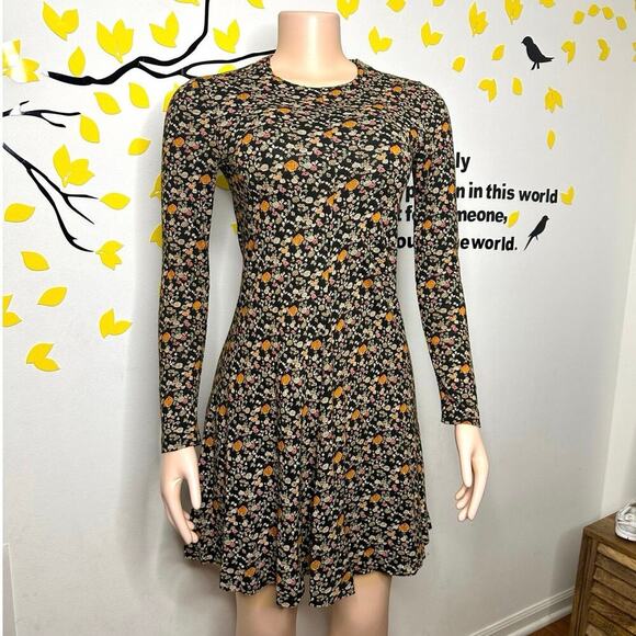 Vintage Diane Von Furstenberg Floral Dress With Belt Size 6‎ Made In Italy - Picture 4 of 12